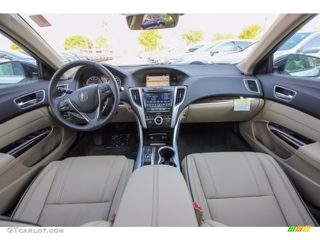 Parchment Interior 2018 Acura TLX V6 SH-AWD Advance Sedan Photo #122051294