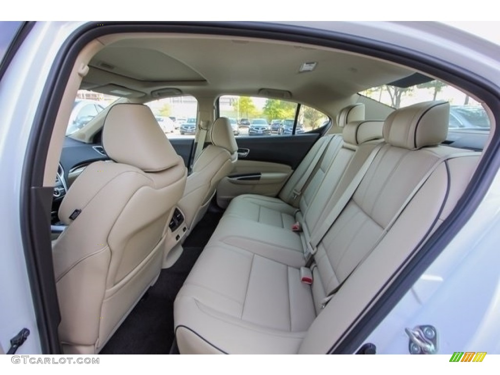 2018 Acura TLX V6 SH-AWD Advance Sedan Rear Seat Photo #122051354