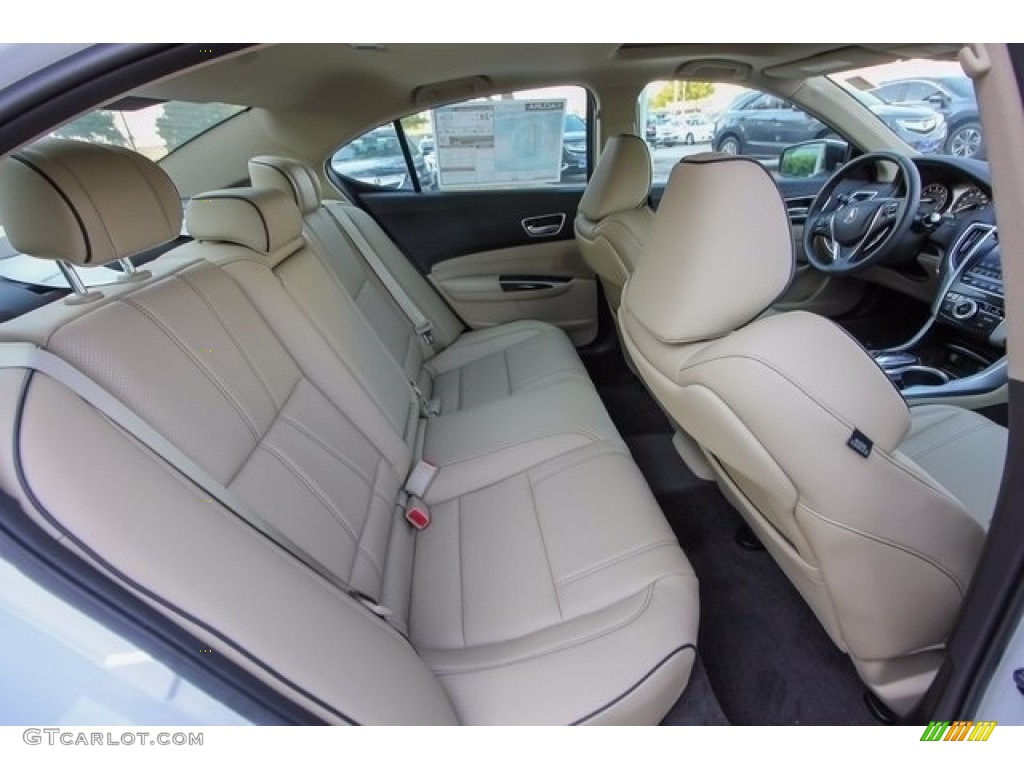 Parchment Interior 2018 Acura TLX V6 SH-AWD Advance Sedan Photo #122051369