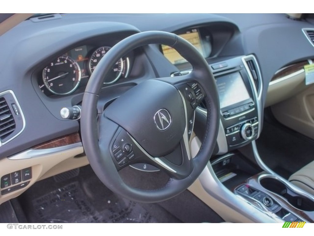 2018 TLX V6 SH-AWD Advance Sedan - Bellanova White Pearl / Parchment photo #42