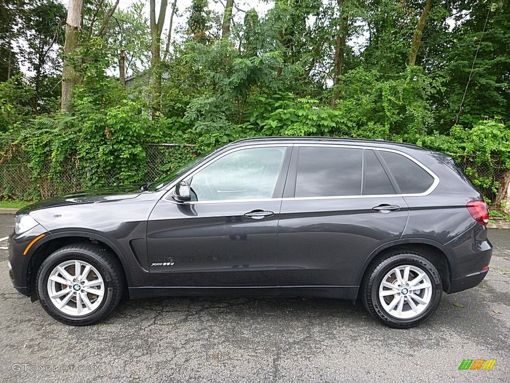 2015 X5 xDrive35d - Dark Graphite Metallic / Black photo #2