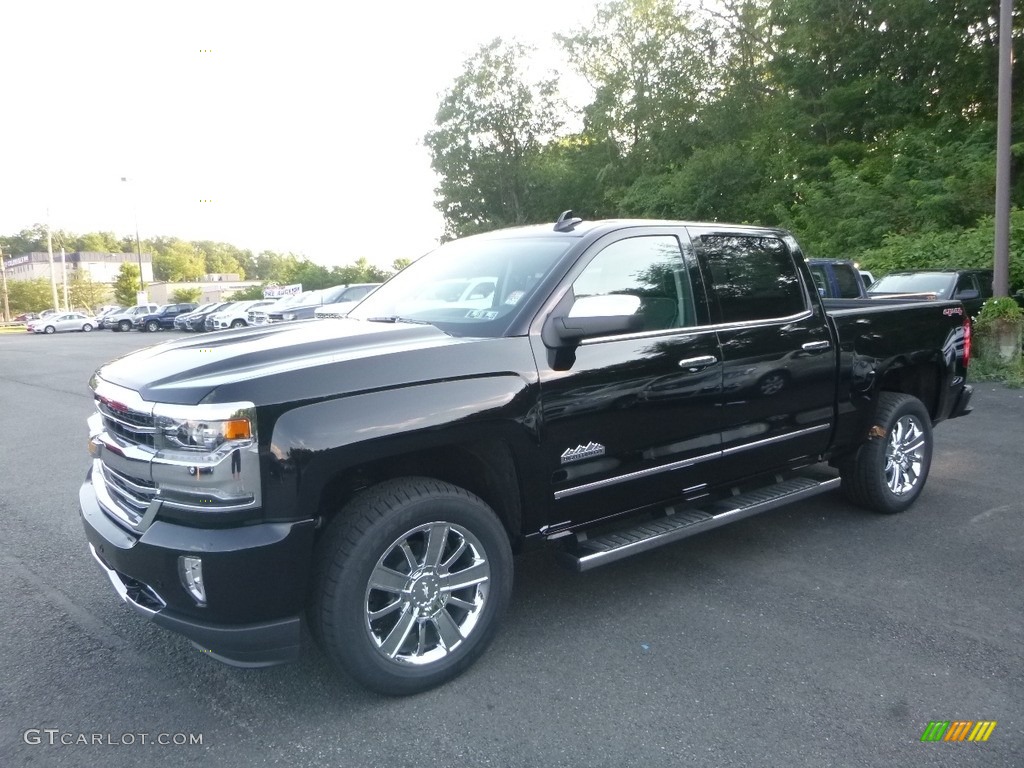 2017 Silverado 1500 High Country Crew Cab 4x4 - Black / High Country Jet Black/Medium Ash Gray photo #1