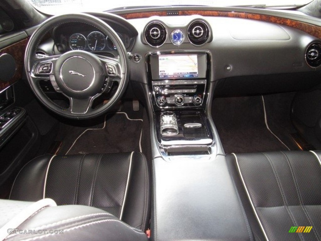 2011 XJ XJ - Ebony Black / Jet Black/Jet Black photo #4