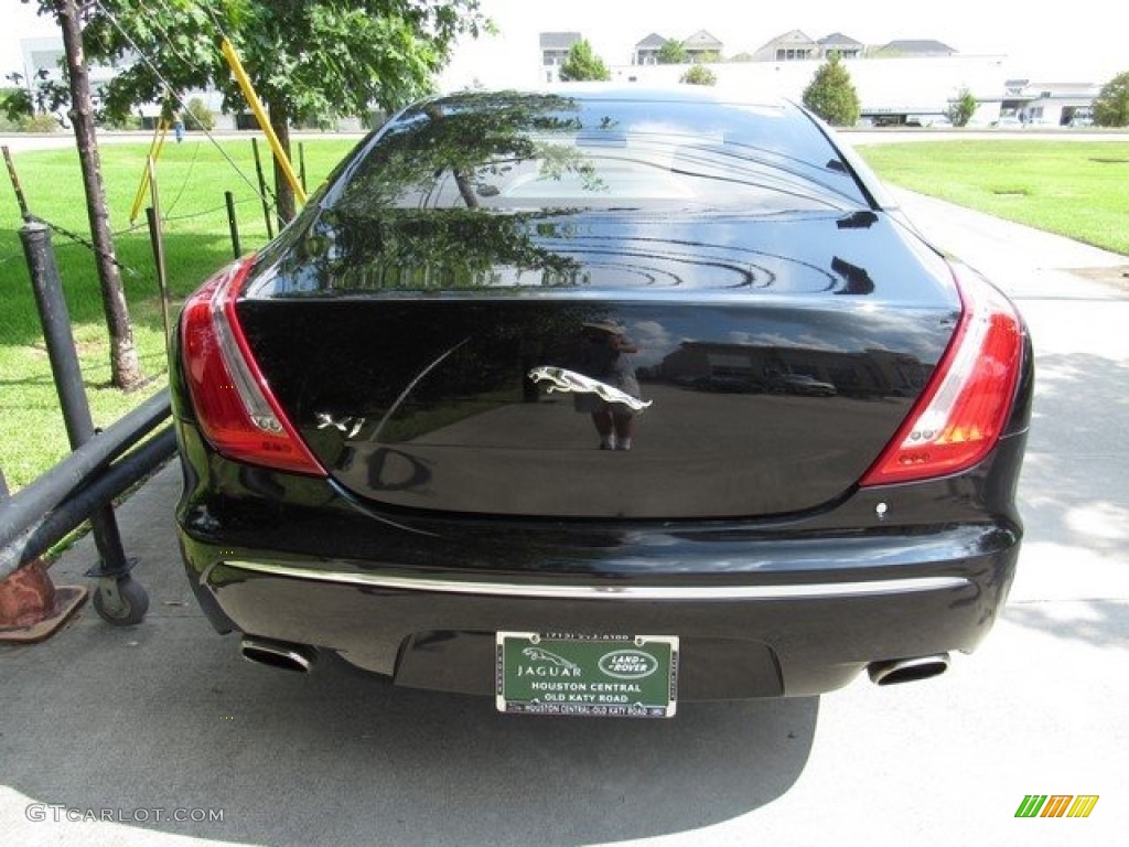 2011 XJ XJ - Ebony Black / Jet Black/Jet Black photo #8