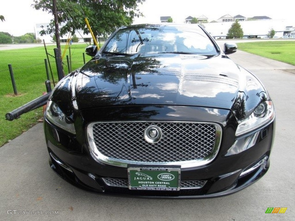 2011 XJ XJ - Ebony Black / Jet Black/Jet Black photo #9