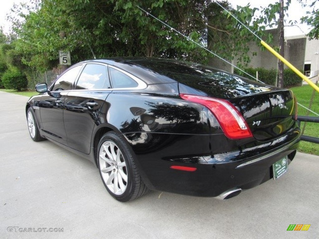 2011 XJ XJ - Ebony Black / Jet Black/Jet Black photo #12