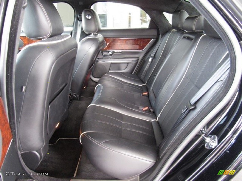 2011 XJ XJ - Ebony Black / Jet Black/Jet Black photo #13