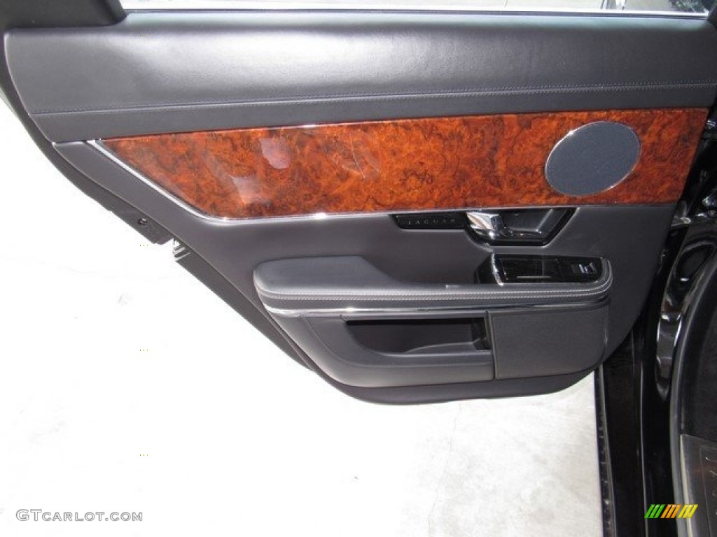 2011 XJ XJ - Ebony Black / Jet Black/Jet Black photo #22