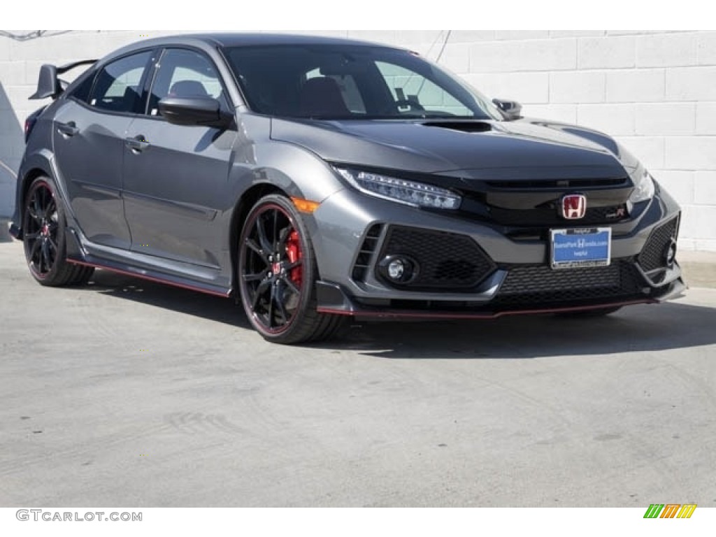 2017 Civic Type R - Modern Steel Metallic / Type R Red/Black photo #1