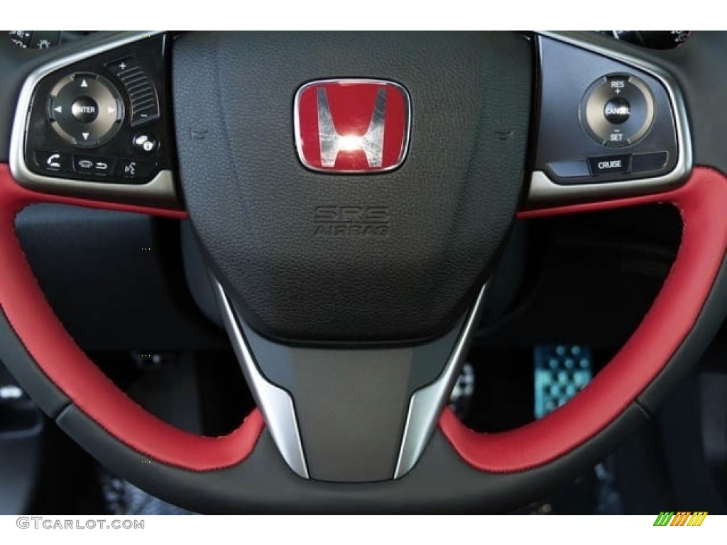 2017 Honda Civic Type R Type R Red/Black Steering Wheel Photo #122057698