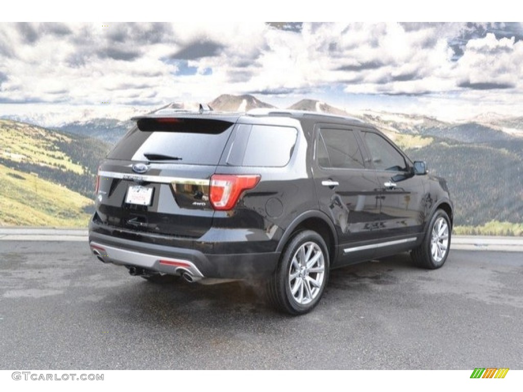 2017 Explorer Limited 4WD - Shadow Black / Ebony Black photo #3