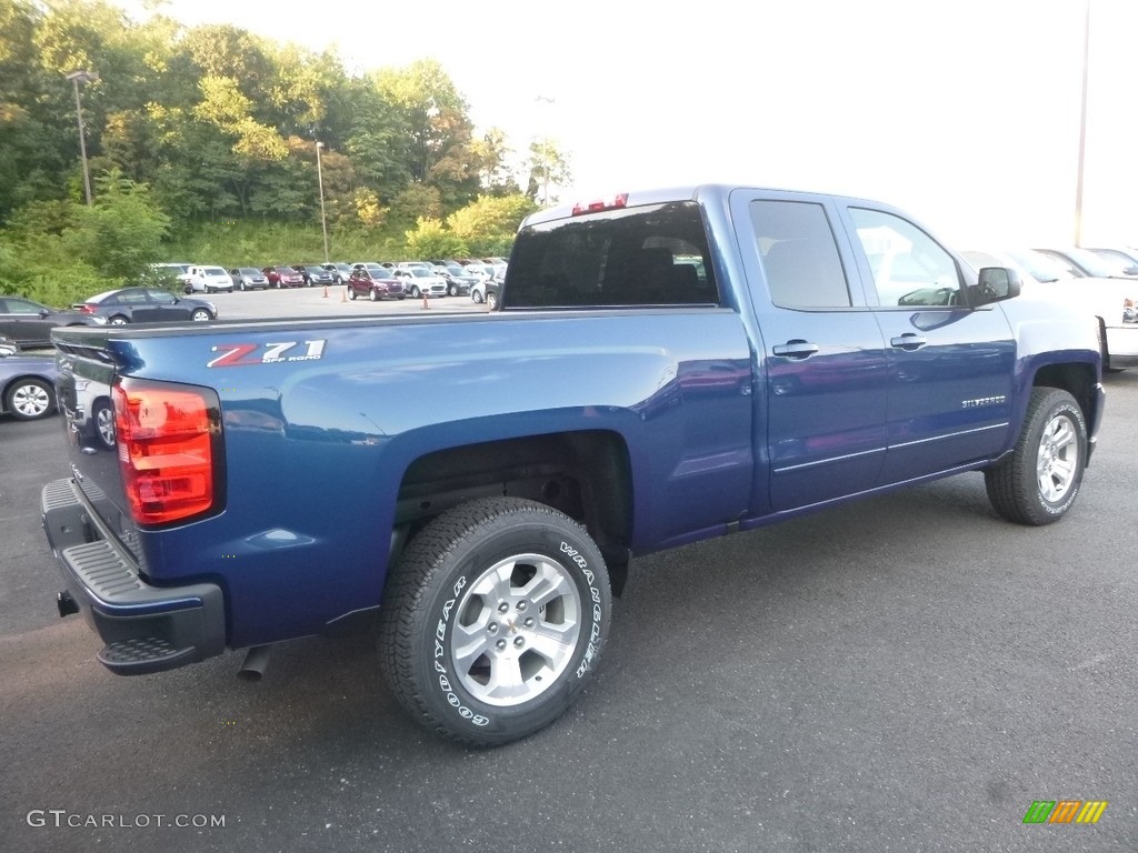 2018 Silverado 1500 LT Double Cab 4x4 - Deep Ocean Blue Metallic / Jet Black photo #5