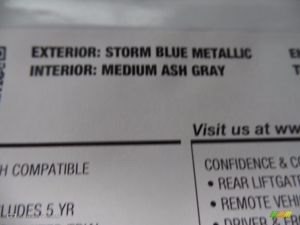 2018 Equinox LT AWD - Storm Blue Metallic / Medium Ash Gray photo #45