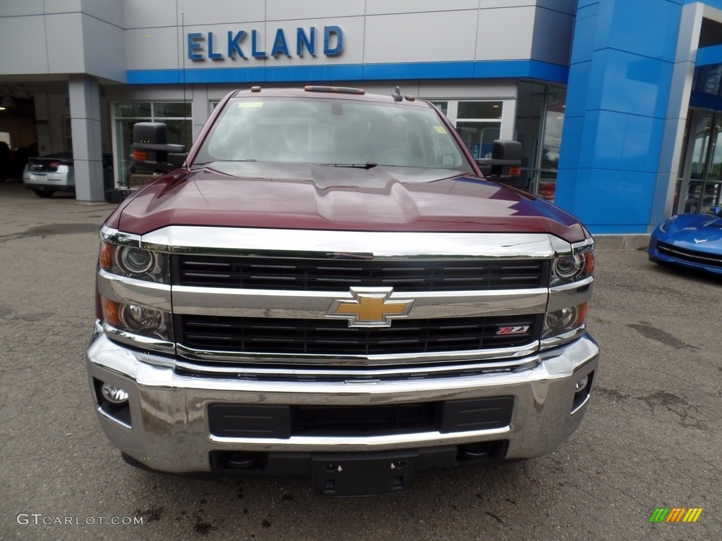 2017 Silverado 2500HD LT Crew Cab 4x4 - Butte Red Metallic / Jet Black photo #2