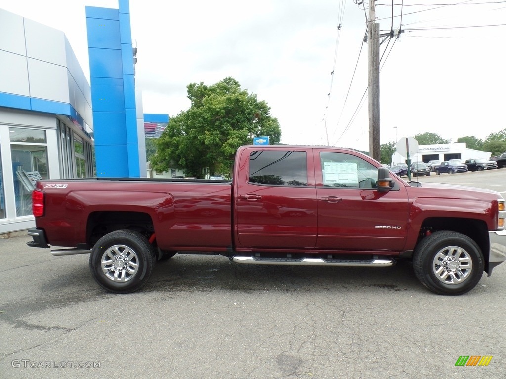2017 Silverado 2500HD LT Crew Cab 4x4 - Butte Red Metallic / Jet Black photo #4