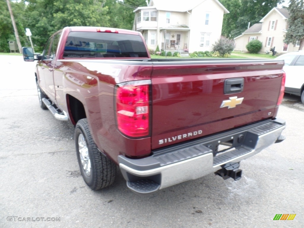 2017 Silverado 2500HD LT Crew Cab 4x4 - Butte Red Metallic / Jet Black photo #7