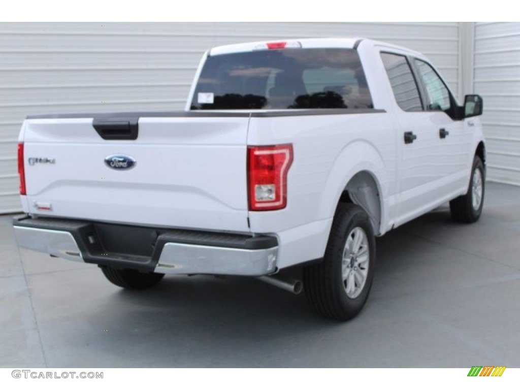 2017 F150 XLT SuperCrew - Oxford White / Earth Gray photo #8