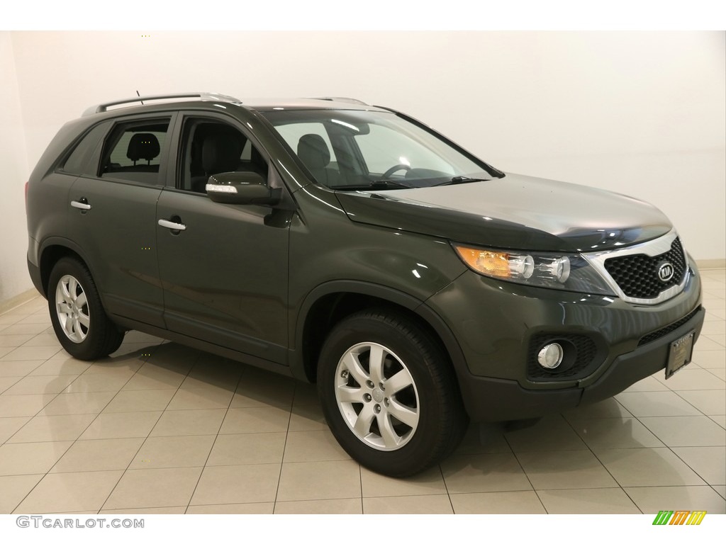 2013 Sorento LX - Tuscan Olive / Black photo #1