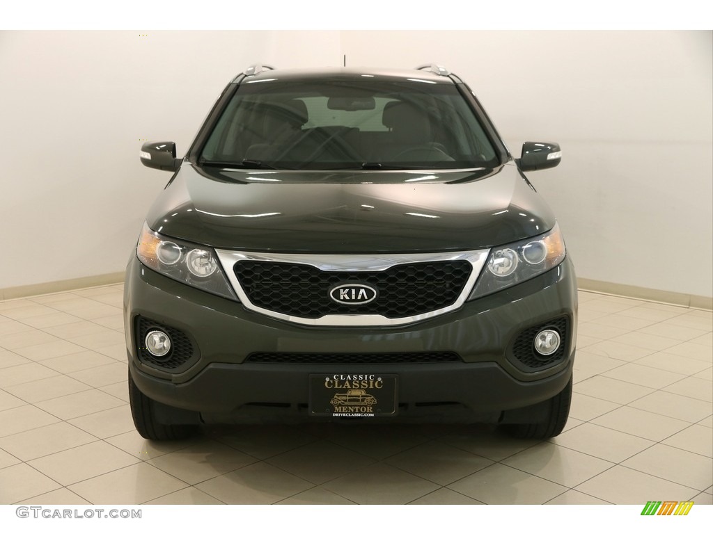 2013 Sorento LX - Tuscan Olive / Black photo #2