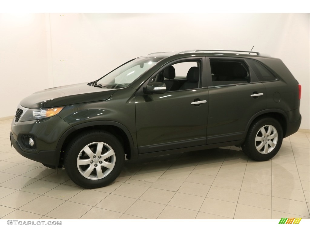 2013 Sorento LX - Tuscan Olive / Black photo #3