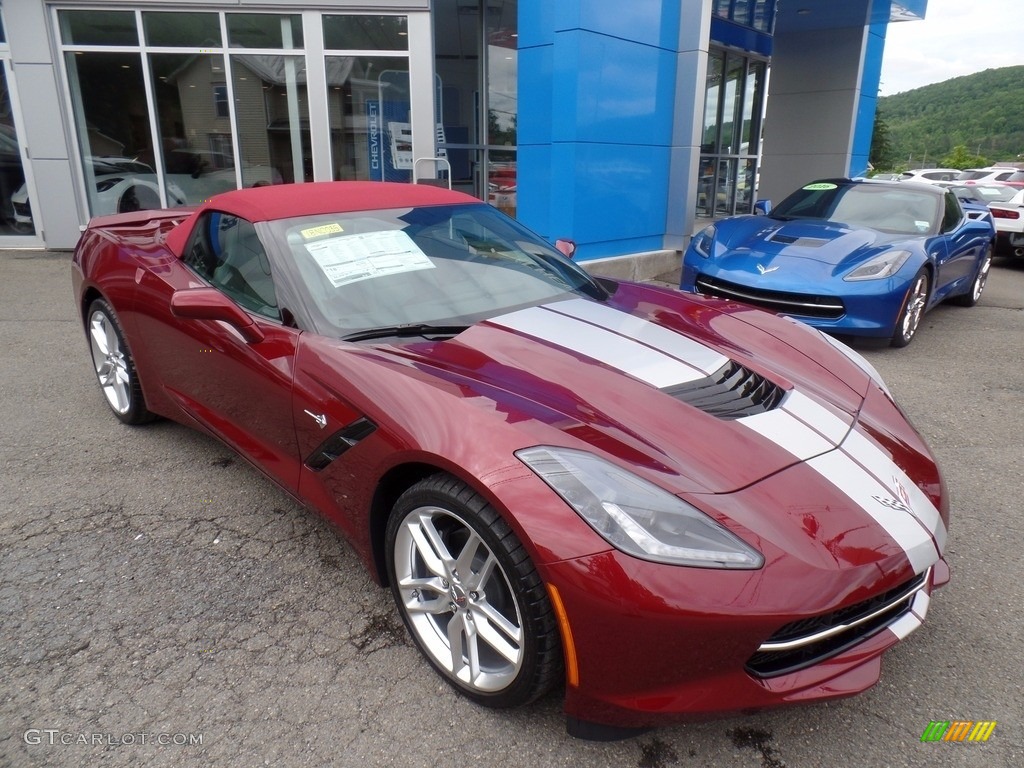 Long Beach Red Metallic Tintcoat 2018 Chevrolet Corvette Stingray Convertible Exterior Photo #122063678