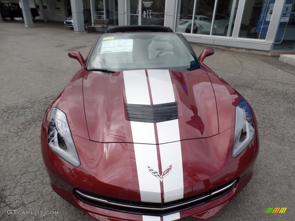 2018 Corvette Stingray Coupe - Long Beach Red Metallic Tintcoat / Gray photo #3