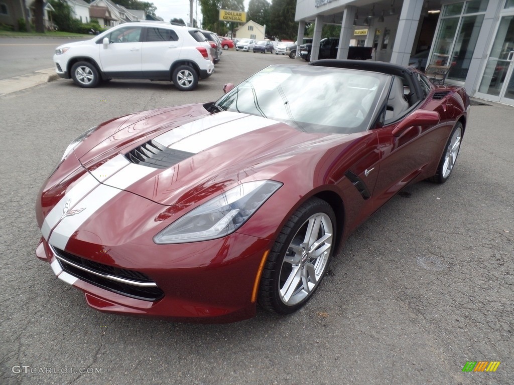 2018 Corvette Stingray Coupe - Long Beach Red Metallic Tintcoat / Gray photo #5