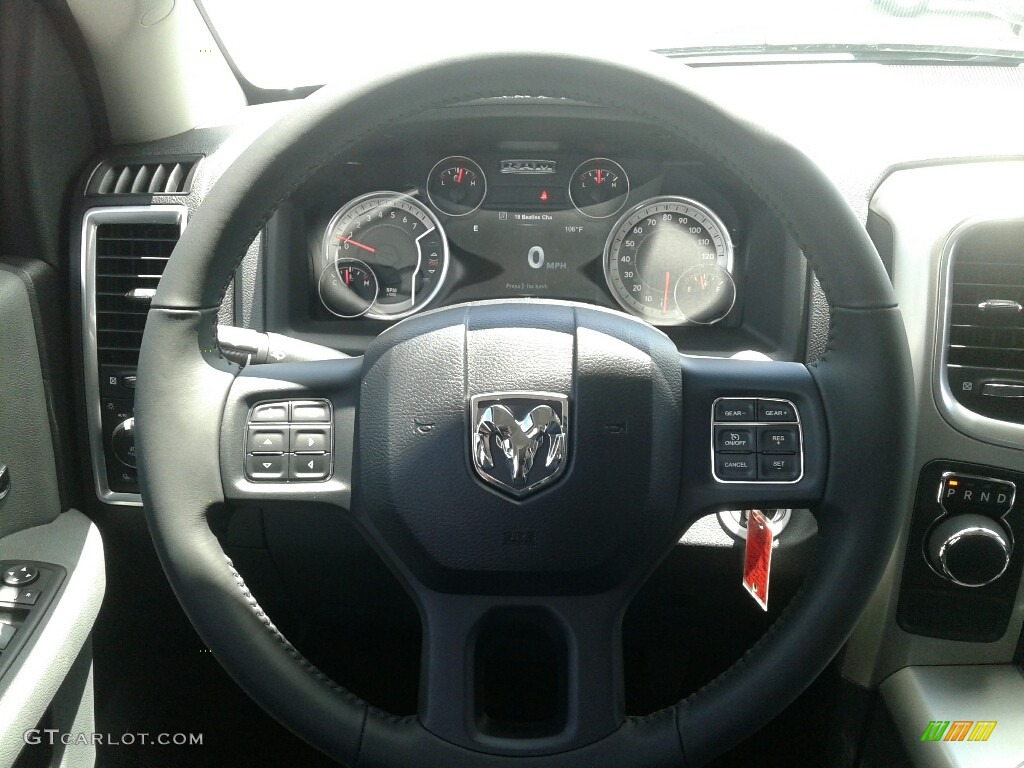 2017 1500 Big Horn Crew Cab - Blue Streak Pearl / Black/Diesel Gray photo #14