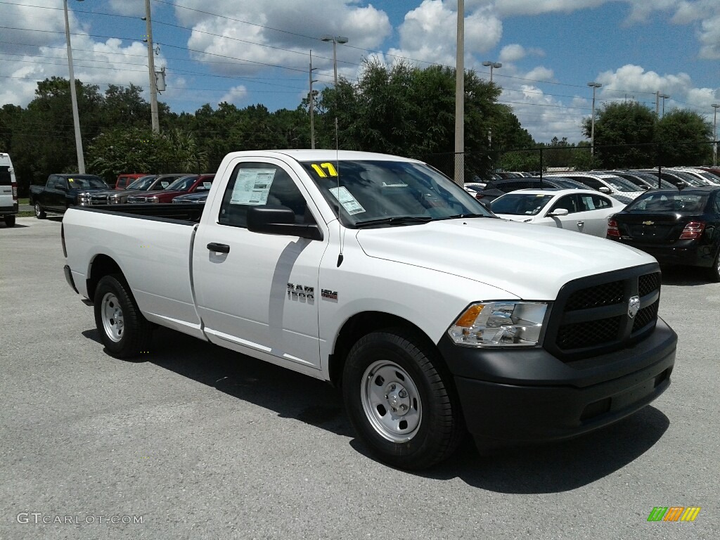 2017 1500 Tradesman Regular Cab - Bright White / Black/Diesel Gray photo #7