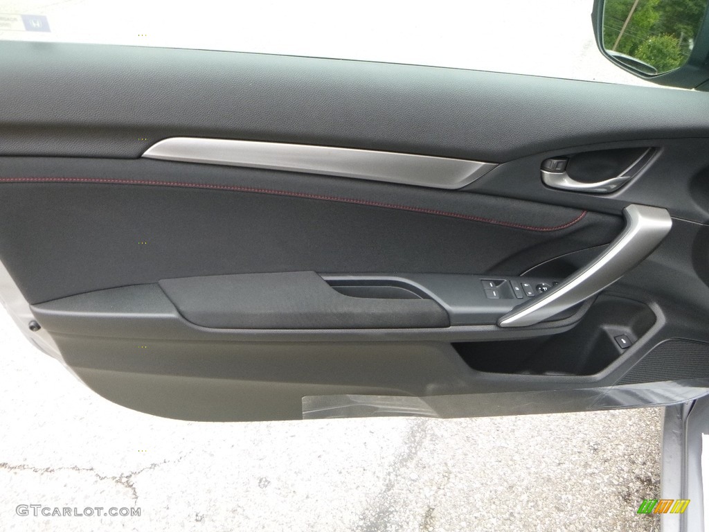 2017 Honda Civic Si Coupe Black Door Panel Photo #122068483