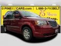Deep Cherry Red Crystal Pearl 2010 Chrysler Town & Country Touring