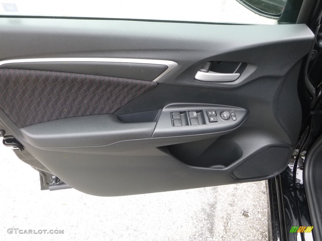 2018 Honda Fit Sport Black Door Panel Photo #122070413
