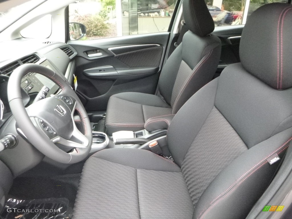 Black Interior 2018 Honda Fit Sport Photo #122070736