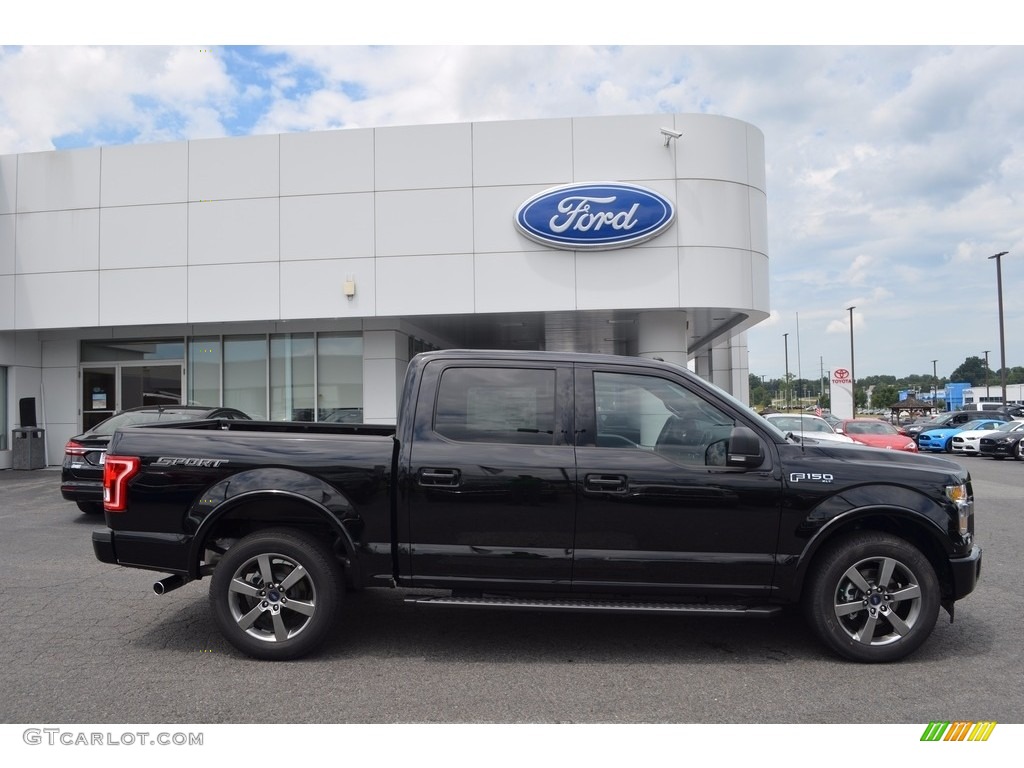 2017 F150 XLT SuperCrew - Shadow Black / Black photo #2