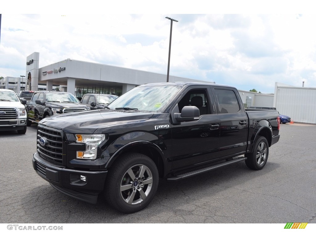 2017 F150 XLT SuperCrew - Shadow Black / Black photo #3