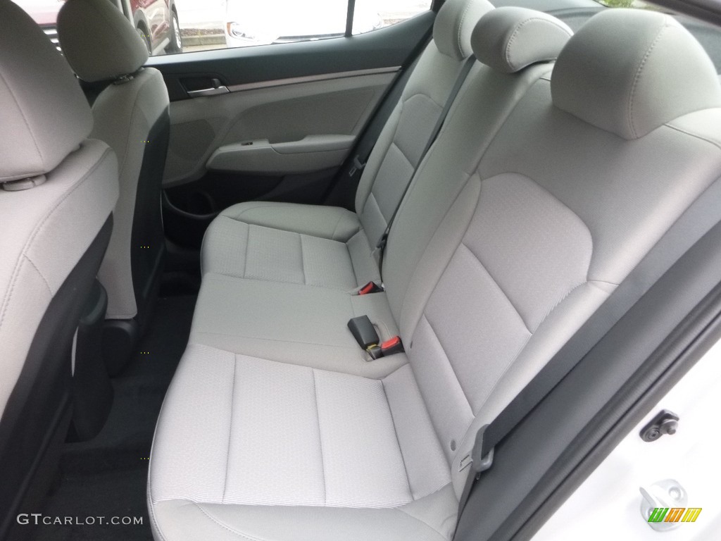 Gray Interior 2018 Hyundai Elantra SE Photo #122072546
