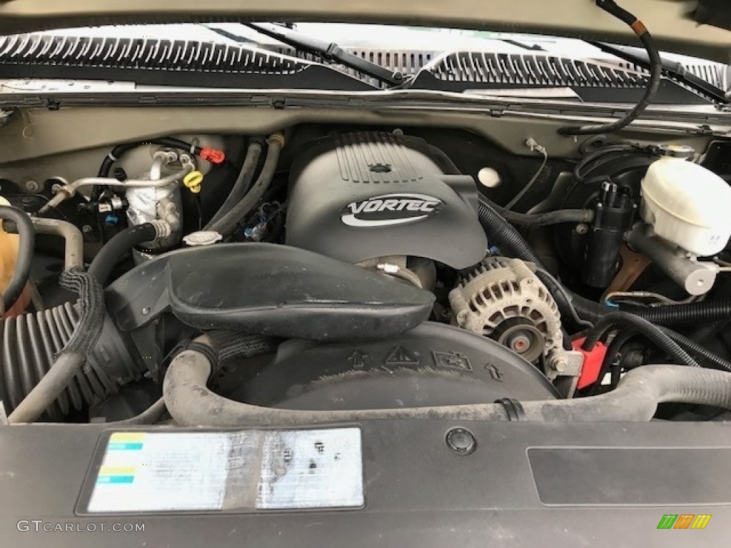 2003 Silverado 1500 LS Extended Cab - Light Pewter Metallic / Tan photo #16