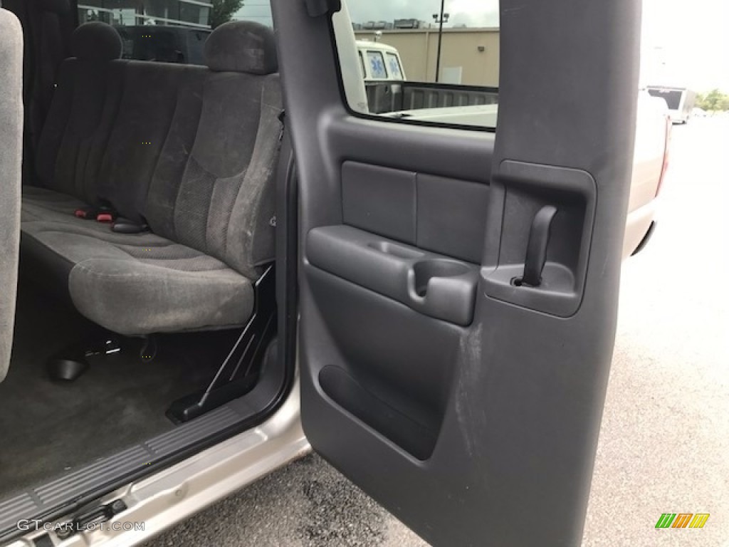 2003 Silverado 1500 LS Extended Cab - Light Pewter Metallic / Tan photo #30