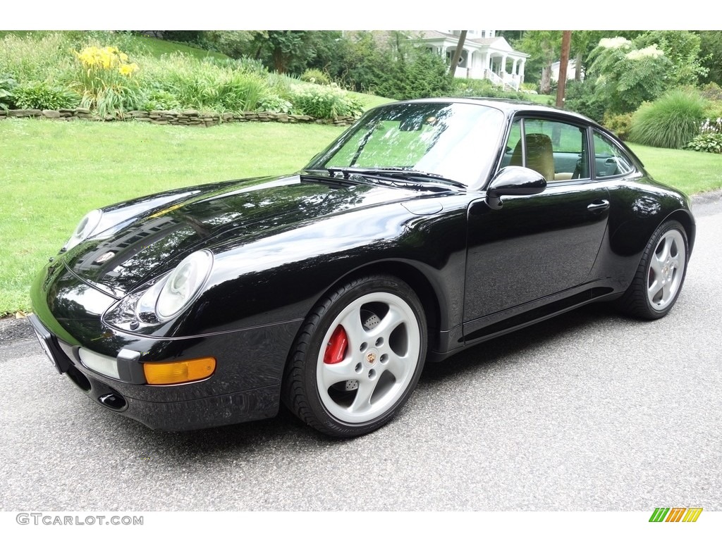 1996 911 Carrera 4S - Black / Cashmere Beige photo #1