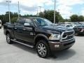 Brilliant Black Crystal Pearl 2017 Ram 2500 Laramie Longhorn Crew Cab 4x4 Exterior