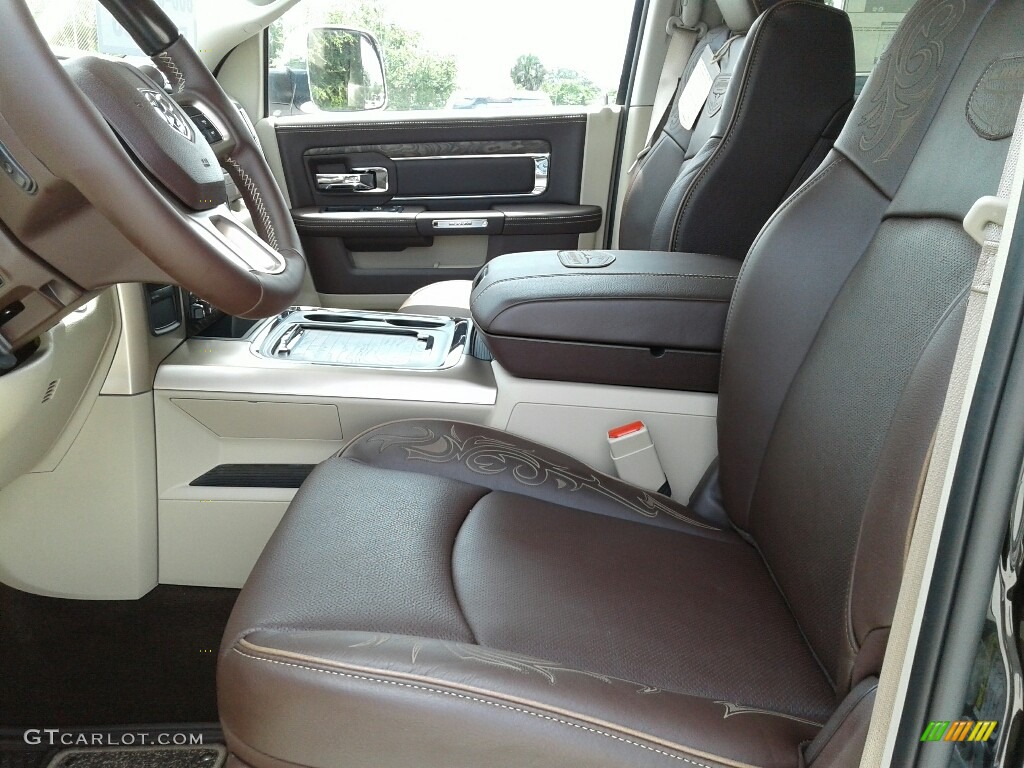 2017 Ram 2500 Laramie Longhorn Crew Cab 4x4 Front Seat Photo #122077748