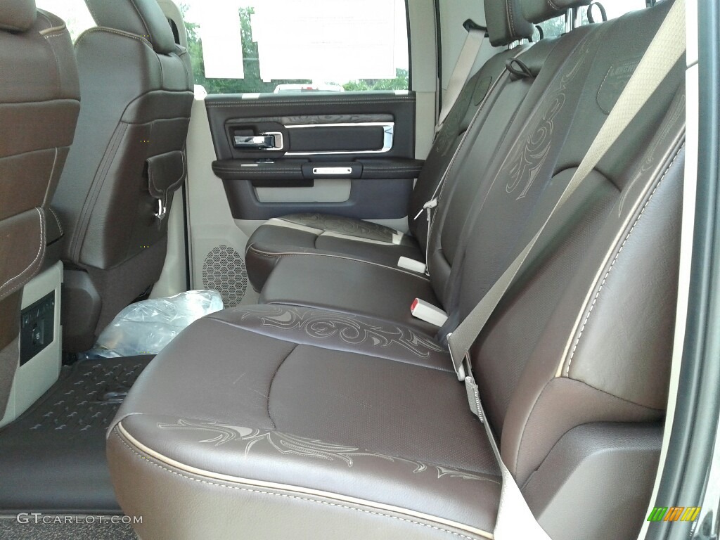Canyon Brown/Light Frost Beige Interior 2017 Ram 2500 Laramie Longhorn Crew Cab 4x4 Photo #122077760