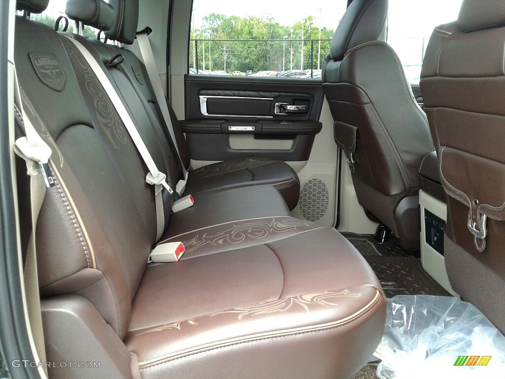 Canyon Brown/Light Frost Beige Interior 2017 Ram 2500 Laramie Longhorn Crew Cab 4x4 Photo #122077769