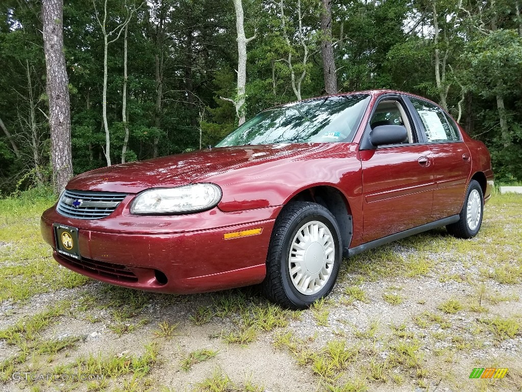 2002 Malibu Sedan - Redfire Metallic / Gray photo #1