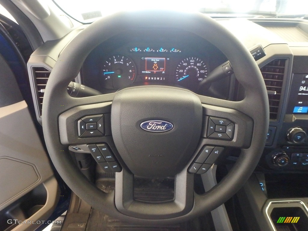 2017 F150 XL SuperCrew 4x4 - Lightning Blue / Earth Gray photo #14