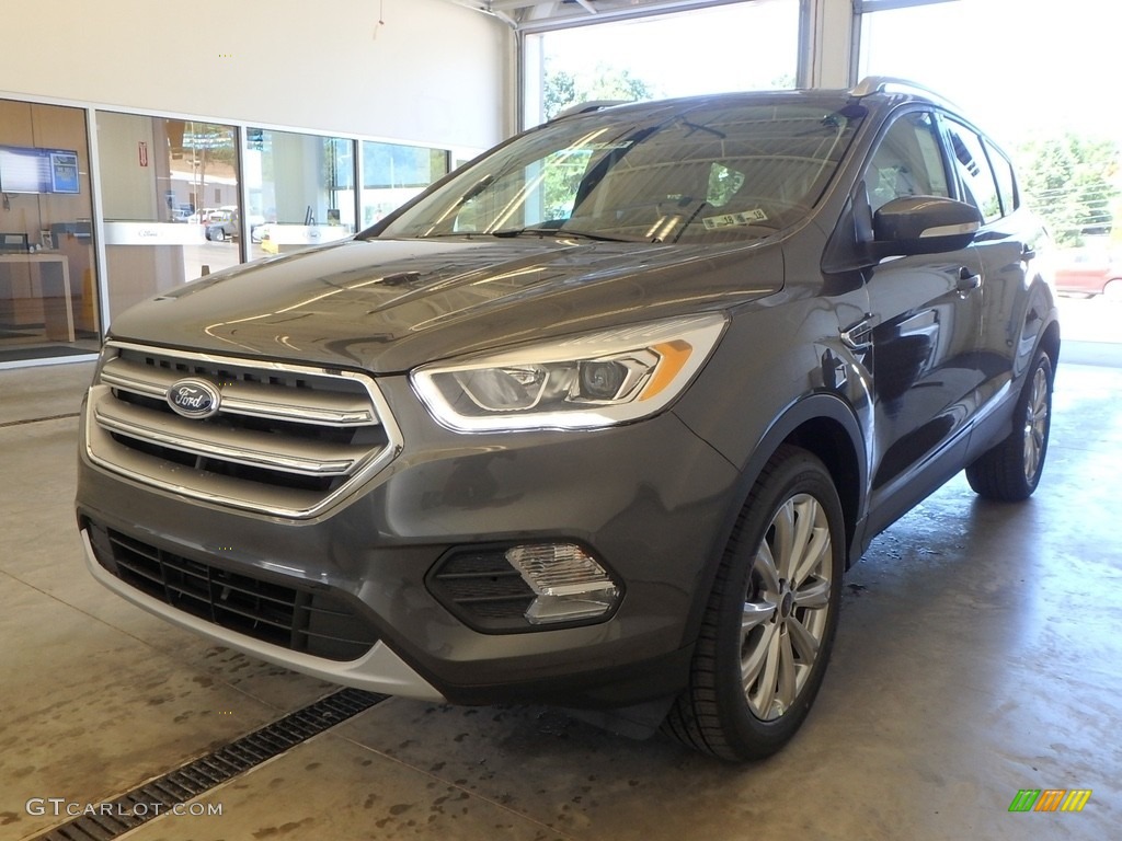 2017 Escape Titanium 4WD - Magnetic / Charcoal Black photo #4