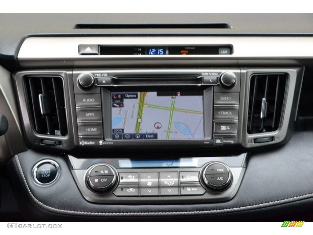 2015 RAV4 Limited AWD - Blizzard Pearl / Black photo #16