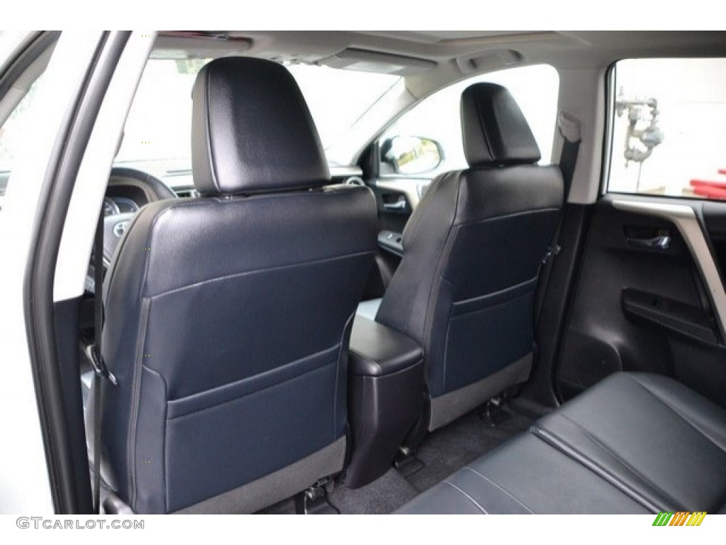 2015 RAV4 Limited AWD - Blizzard Pearl / Black photo #20
