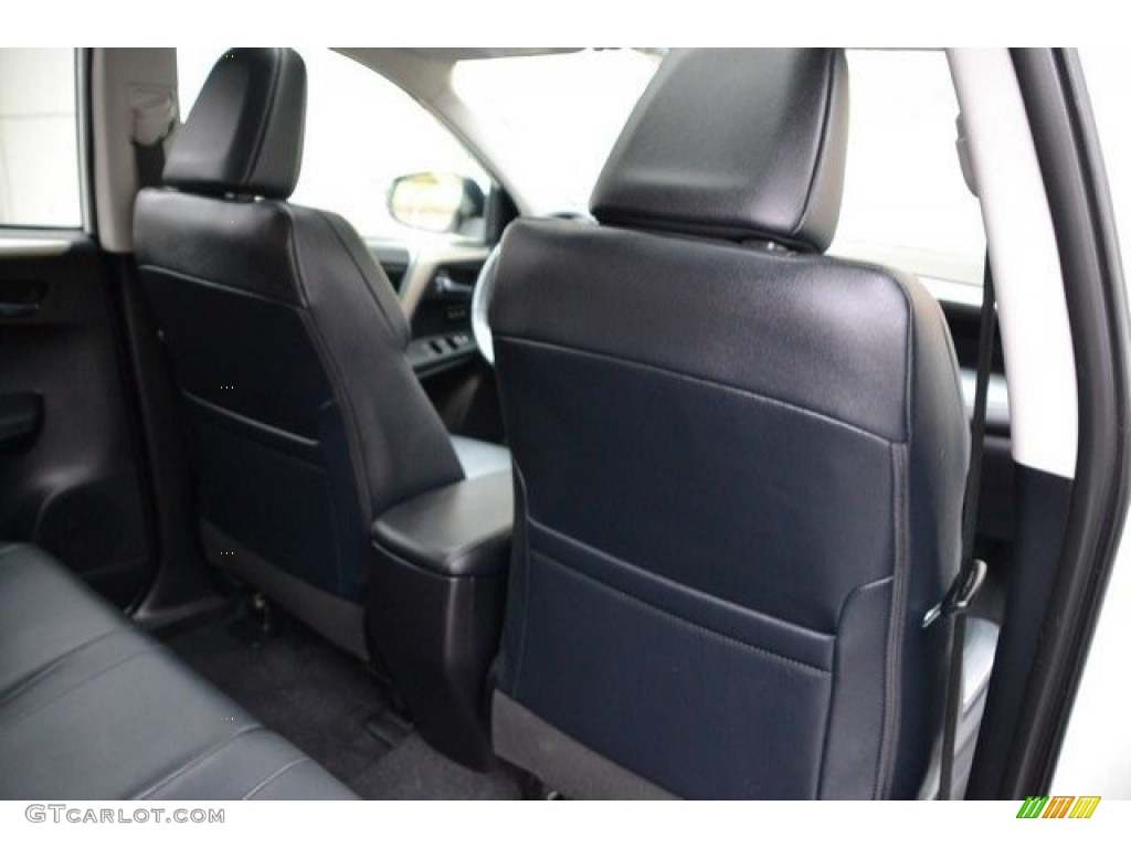 2015 RAV4 Limited AWD - Blizzard Pearl / Black photo #21