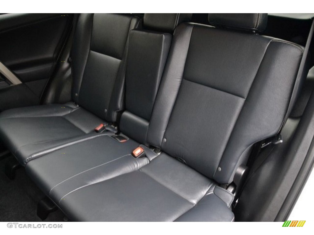 2015 RAV4 Limited AWD - Blizzard Pearl / Black photo #22